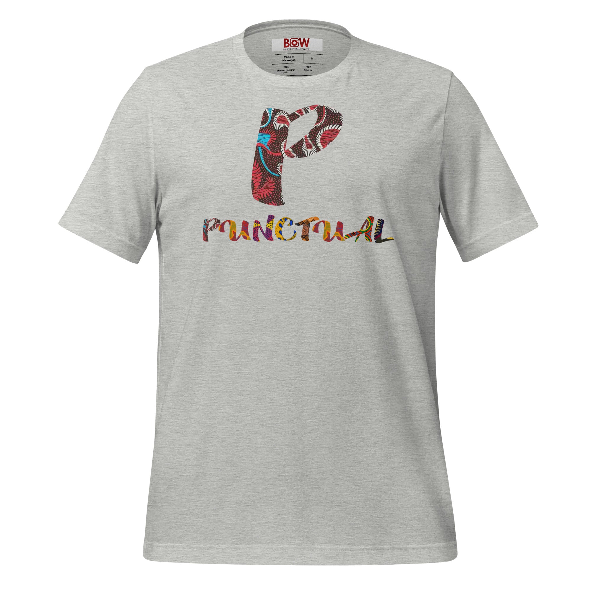 P For Punctual Unisex Afri-Fusion T-Shirt