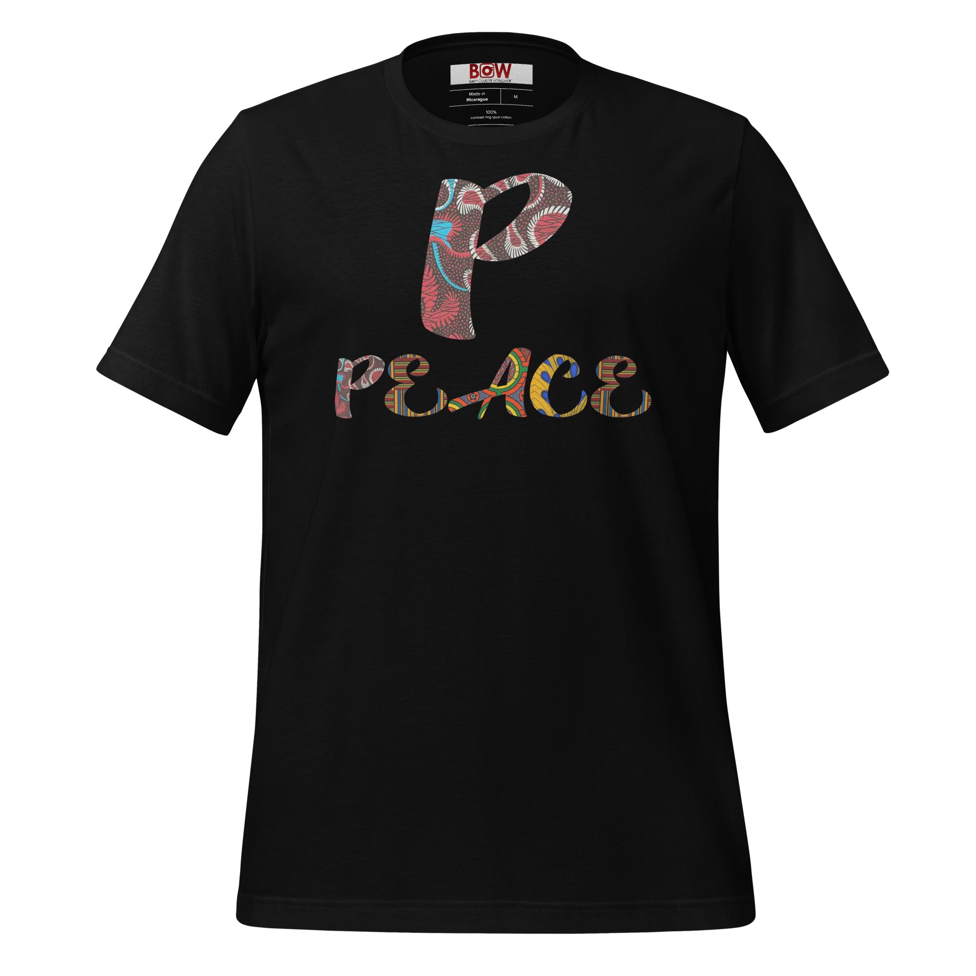 P For Peace Unisex Afri-Fusion T-Shirt