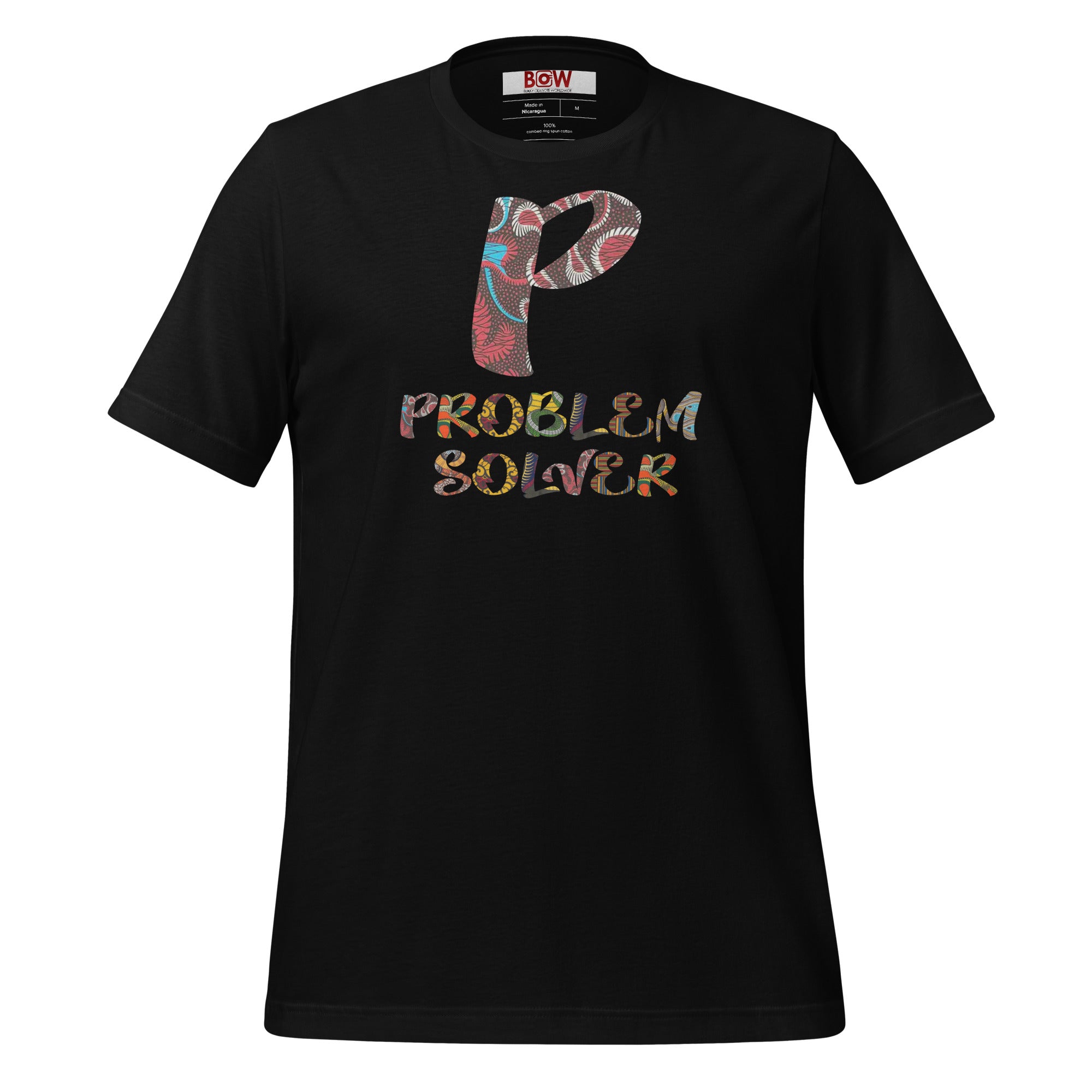 P For Problem Solver Unisex Afri-Fusion T-Shirt