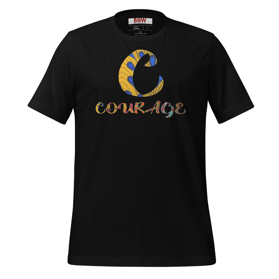 C For Courage Unisex Afri-Fusion T-Shirt