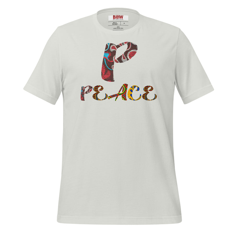 P For Peace Unisex Afri-Fusion T-Shirt