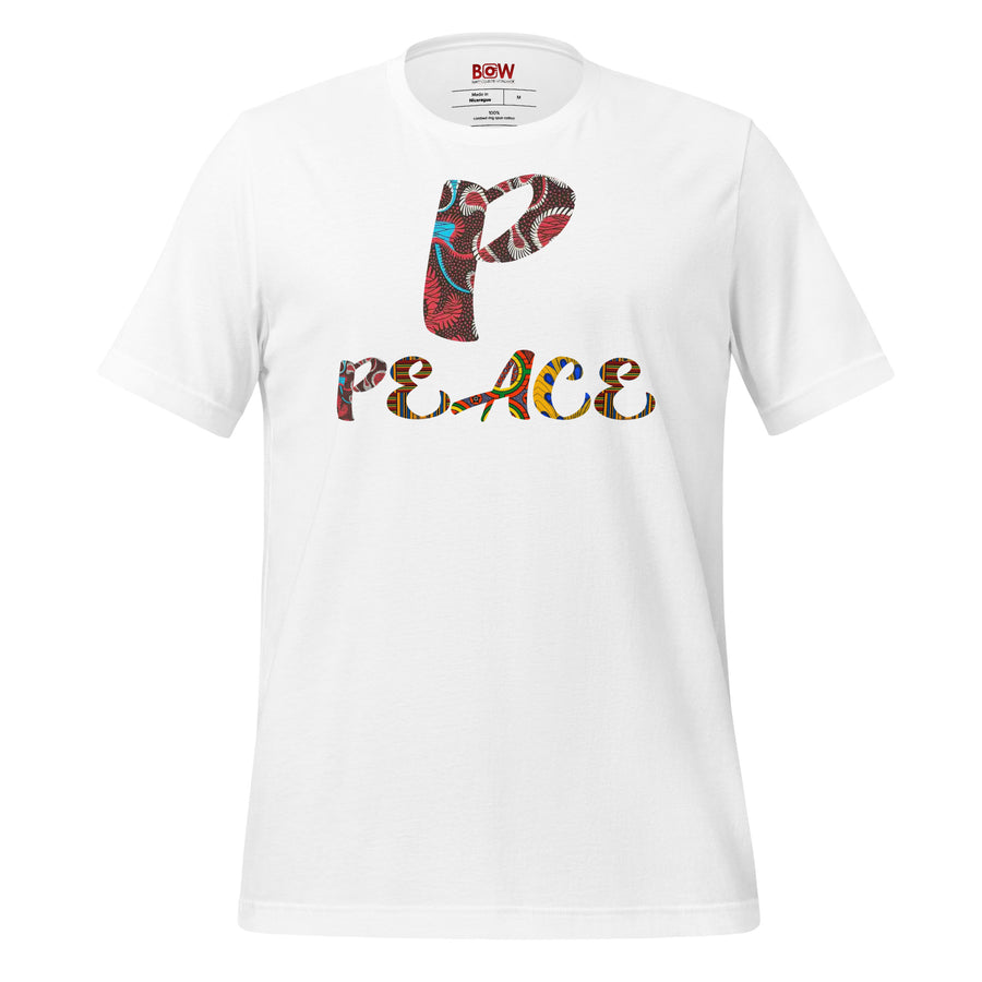 P For Peace Unisex Afri-Fusion T-Shirt