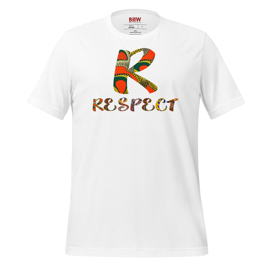 R For Respect Unisex Afri-Fusion T-Shirt